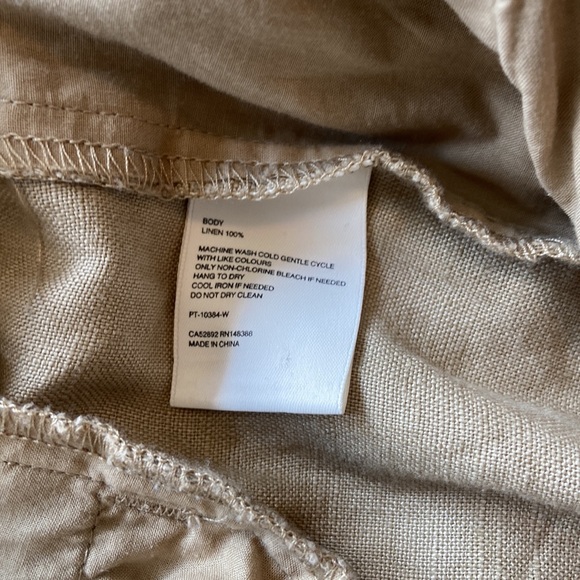 Oak + Fort linen wide leg pants size 4 - Picture 6 of 7